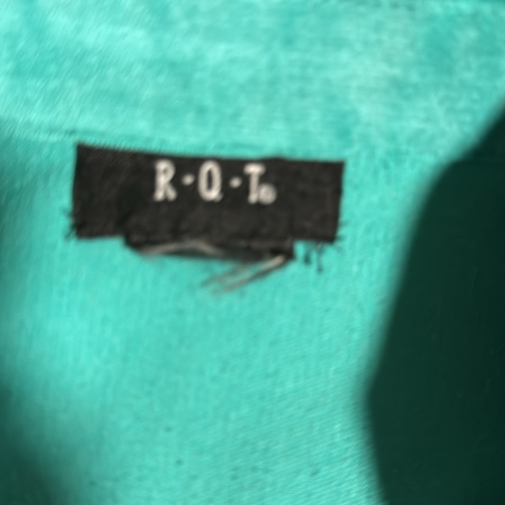 R-Q-T Teal Button-Down Blazer 2x - image 4